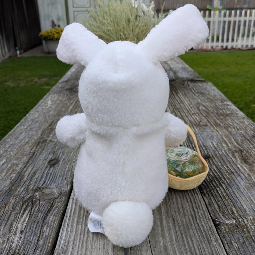 Pooh Easter Bunny Plush with Book and Candy Basket VTG - Picture 4 of 10